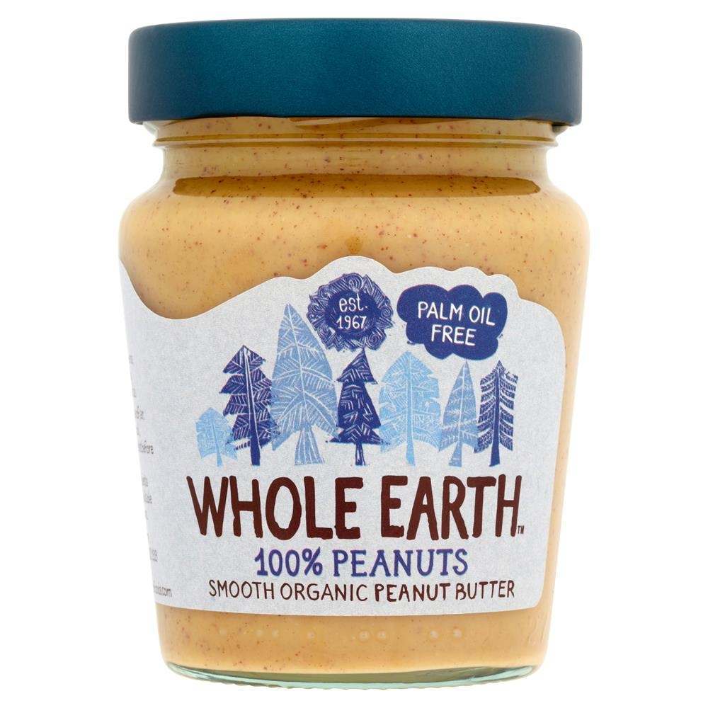 Whole Earth 100% Nuts Smooth Peanut Butter 227g
