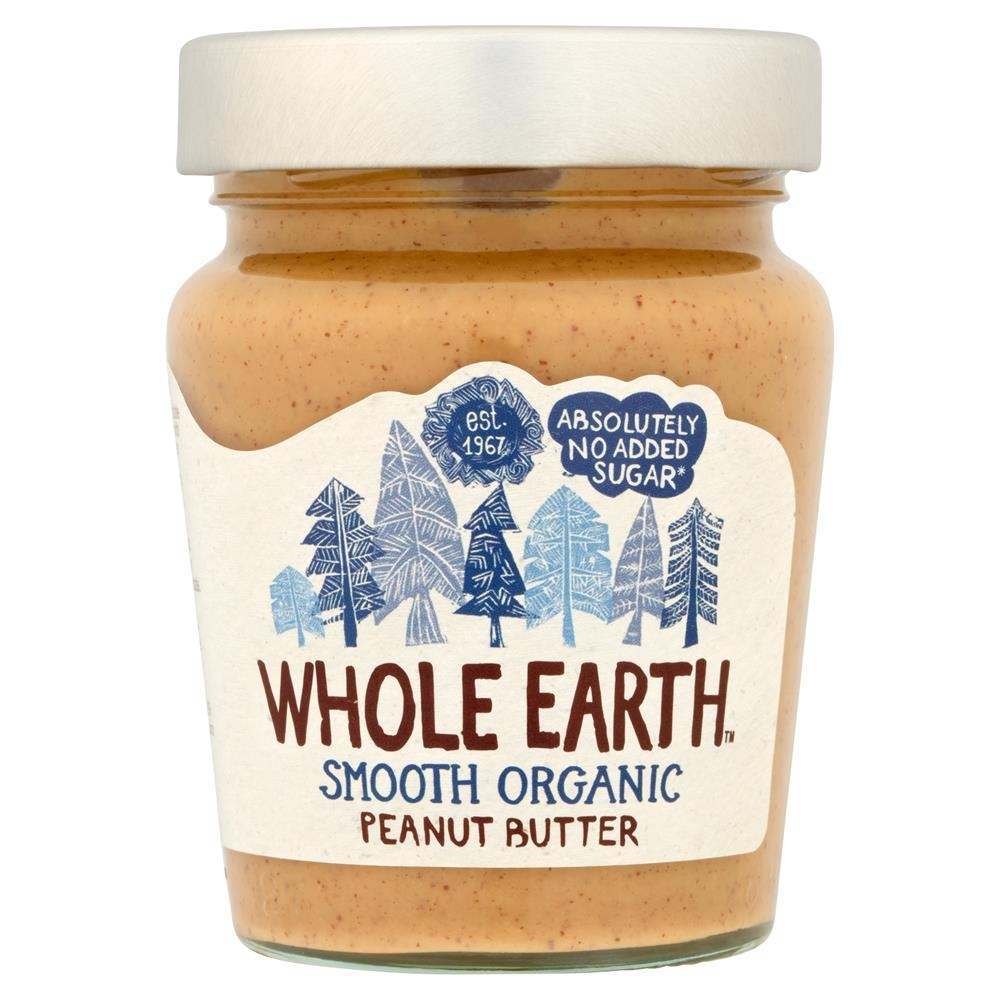 Whole Earth Organic Smooth Peanut Butter 227g