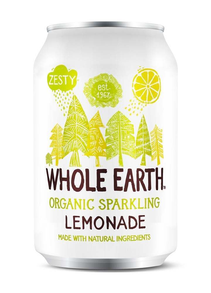 Whole Earth Organic Sparkling Lemonade Soft Drink 330ml