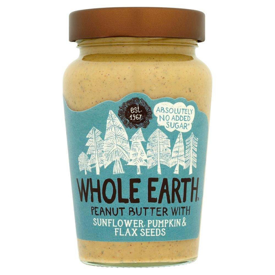 Whole Earth Peanut Butter with Mixed Seeds 340g