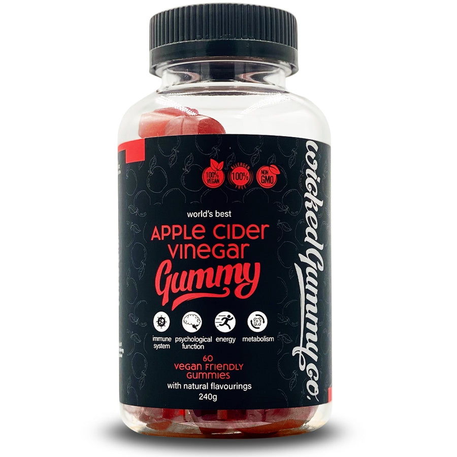 Wicked Gummy Company Apple Cider Vinegar Gummies - 60 Pieces