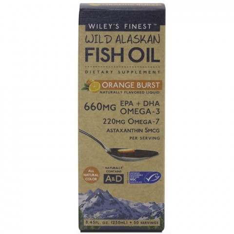 Wiley's Finest Orange Burst Fish Oil 250ml