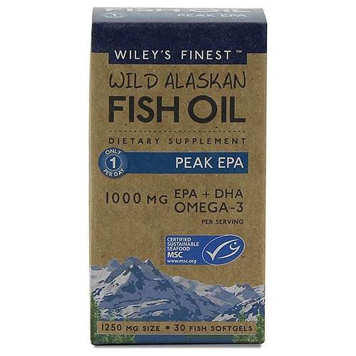 Wiley's Finest Peak EPA Fish Oil 30 Capsules