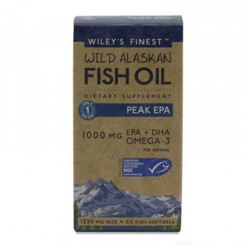 Wiley's Finest Peak EPA Fish Oil 60 Capsules