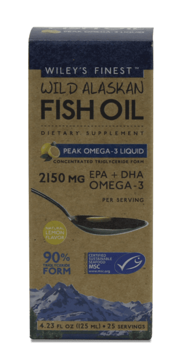 Wiley's Finest Peak Omega-3 Lemon Fish Oil 125ml