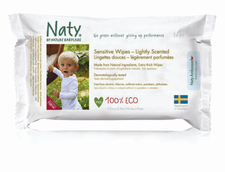 Naty by Nature Lightly Scented Sensitive Baby Wipes