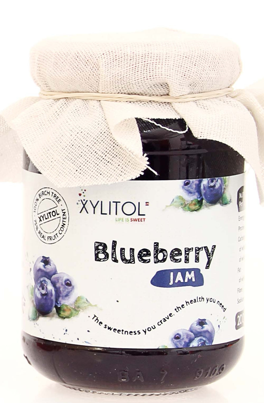 Xylitol Blueberry Jam 200g