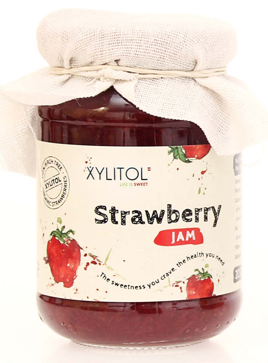 Xylitol Strawberry Jam 200g