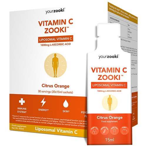 YourZooki Liposomal Vitamin C - 30 Sachets