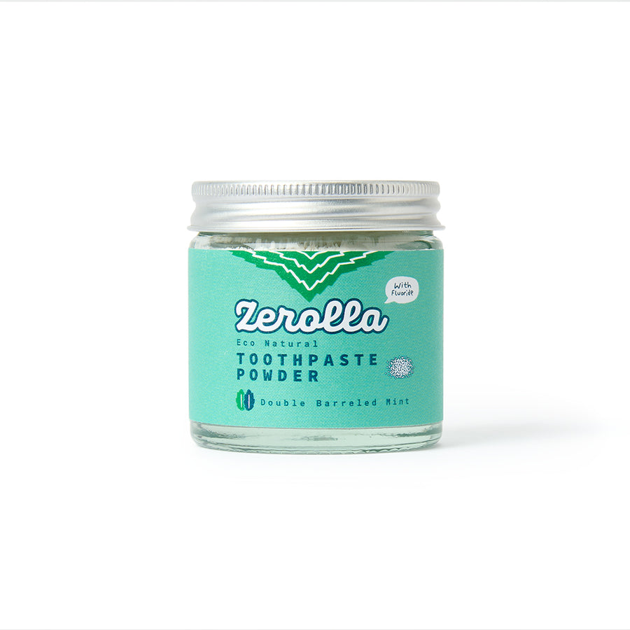 Zerolla Eco Natural Toothpaste Powder - Double Barreled Mint 60ml