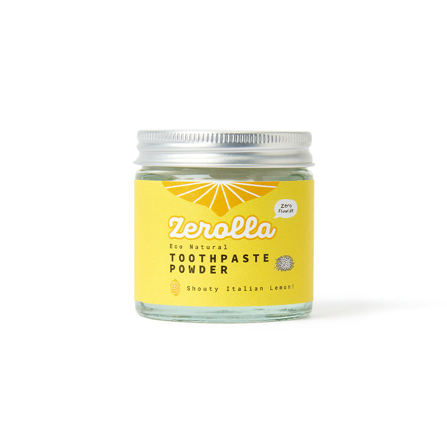 Zerolla Eco Natural Toothpaste Powder - Shouty Italian Lemon 60ml